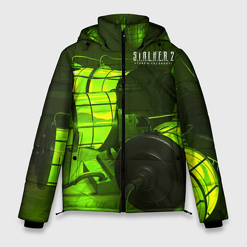 Мужская зимняя куртка STALKER 2 капсулы осознания / 3D-Черный – фото 1