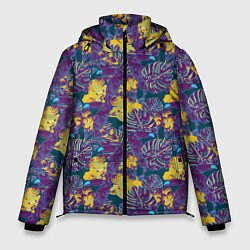 Куртка зимняя мужская Тропический тукан, цвет: 3D-светло-серый