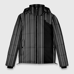 Куртка зимняя мужская Visual zebra stripes, цвет: 3D-светло-серый