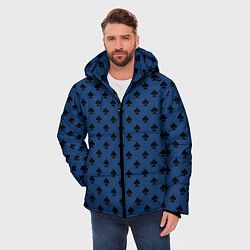 Куртка зимняя мужская Пиковая масть приглушённый синий, цвет: 3D-черный — фото 2