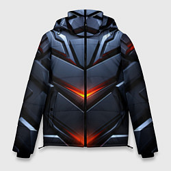 Куртка зимняя мужская Объемная броня с ярким светом, цвет: 3D-светло-серый