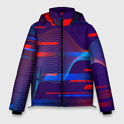 Куртка зимняя мужская Abstraction colored, цвет: 3D-светло-серый