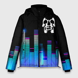 Куртка зимняя мужская Deftones эквалайзер, цвет: 3D-черный