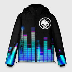 Куртка зимняя мужская The Offspring эквалайзер, цвет: 3D-черный