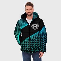 Куртка зимняя мужская Bayer 04 football net, цвет: 3D-черный — фото 2