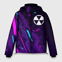 Куртка зимняя мужская Fallout neon gaming, цвет: 3D-черный