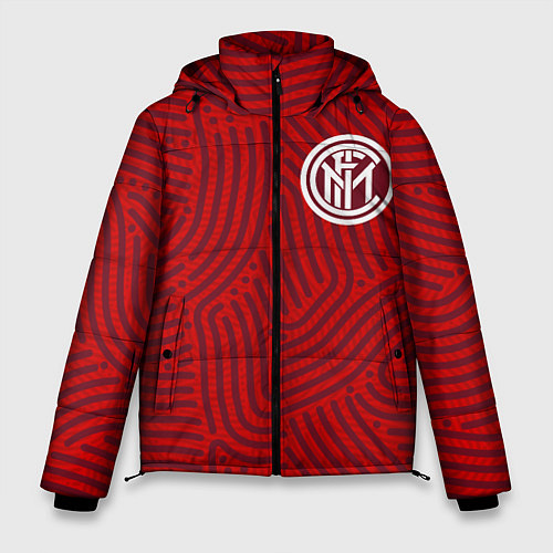 Мужская зимняя куртка Inter отпечатки / 3D-Красный – фото 1