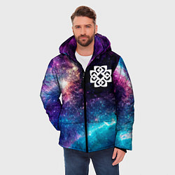 Куртка зимняя мужская Breaking Benjamin space rock, цвет: 3D-черный — фото 2