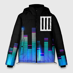 Куртка зимняя мужская Paramore эквалайзер, цвет: 3D-черный