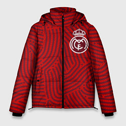 Куртка зимняя мужская Real Madrid отпечатки, цвет: 3D-красный