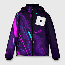 Куртка зимняя мужская Roblox neon gaming, цвет: 3D-черный