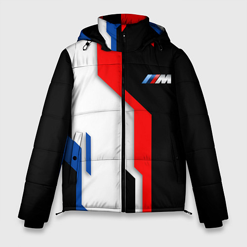 Мужская зимняя куртка BMW - униформа / 3D-Черный – фото 1