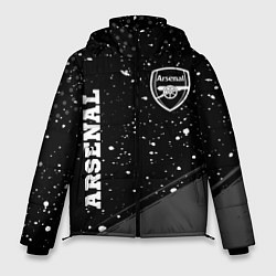 Мужская зимняя куртка Arsenal sport на темном фоне вертикально