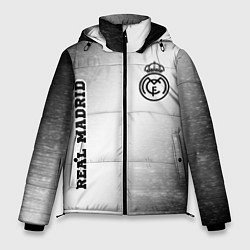 Мужская зимняя куртка Real Madrid sport на светлом фоне вертикально