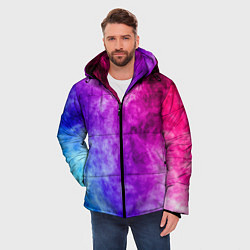 Куртка зимняя мужская Colorful smoke, цвет: 3D-красный — фото 2