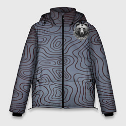 Куртка зимняя мужская Дикий, цвет: 3D-черный