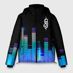 Куртка зимняя мужская Slipknot эквалайзер, цвет: 3D-черный