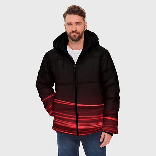 Мужская зимняя куртка Веяние / 3D-Светло-серый – фото 3