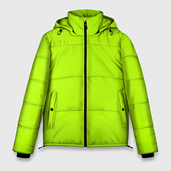 Куртка зимняя мужская Яркий салатовый с лёгким затемнением, цвет: 3D-светло-серый