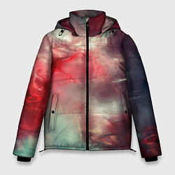 Куртка зимняя мужская Космическая аномалия, цвет: 3D-черный