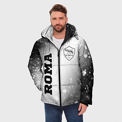 Куртка зимняя мужская Roma sport на светлом фоне вертикально, цвет: 3D-черный — фото 2