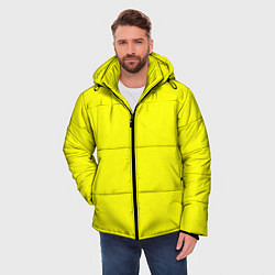 Куртка зимняя мужская Яркий желтый, цвет: 3D-светло-серый — фото 2