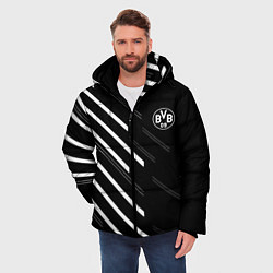 Куртка зимняя мужская Borussia sport fc, цвет: 3D-черный — фото 2