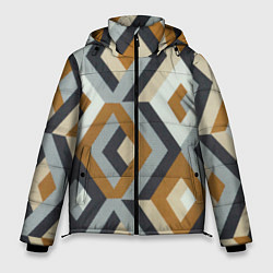 Куртка зимняя мужская Ромбы эскада, цвет: 3D-светло-серый