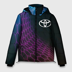 Мужская зимняя куртка Toyota neon hexagon