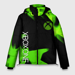 Мужская зимняя куртка Xbox one green flame