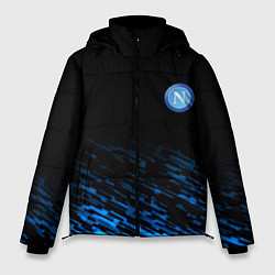 Куртка зимняя мужская Napoli fc club texture, цвет: 3D-светло-серый