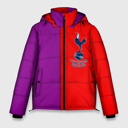 Мужская зимняя куртка Tottenham fc geometry / 3D-Черный – фото 1