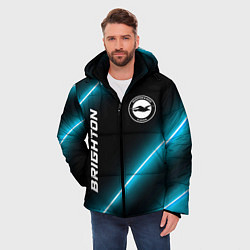 Куртка зимняя мужская Brighton неоновые лампы, цвет: 3D-черный — фото 2