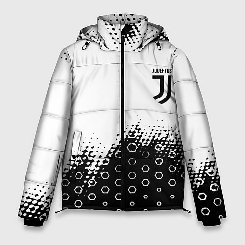 Мужская зимняя куртка Juventus sport steel / 3D-Черный – фото 1