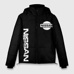 Мужская зимняя куртка Nissan logo white auto