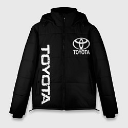 Мужская зимняя куртка Toyota logo white steel