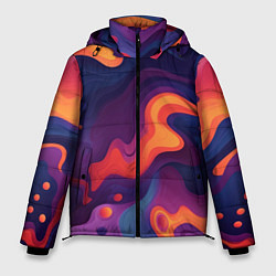 Куртка зимняя мужская Неоновый спектр, цвет: 3D-светло-серый