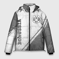 Куртка зимняя мужская Borussia - white gradient вертикально, цвет: 3D-черный