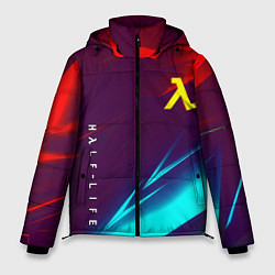 Мужская зимняя куртка Half life stripes neon