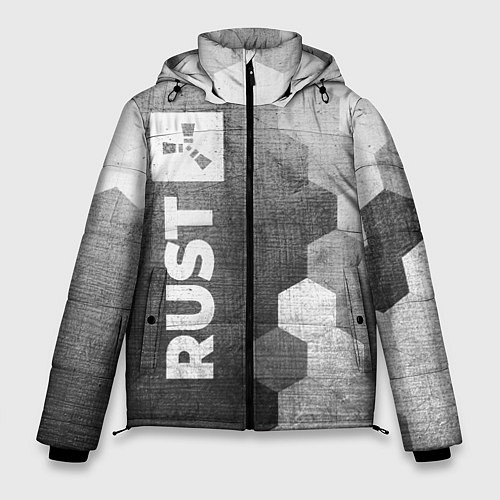 Мужская зимняя куртка Rust - grey gradient по-вертикали / 3D-Черный – фото 1