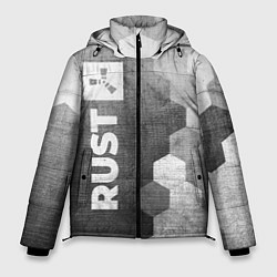 Мужская зимняя куртка Rust - grey gradient по-вертикали