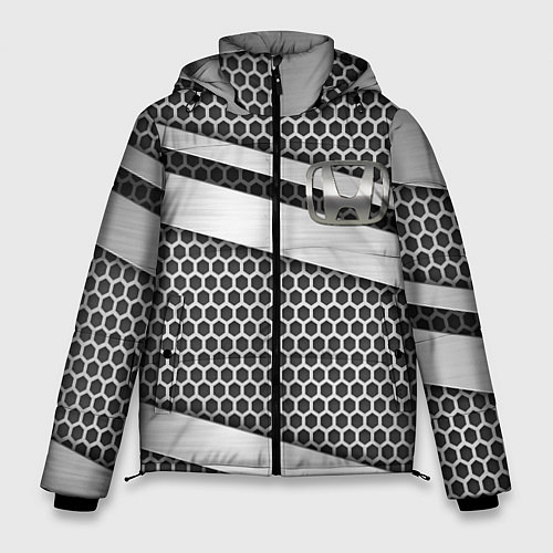 Мужская зимняя куртка Honda metal steel / 3D-Светло-серый – фото 1