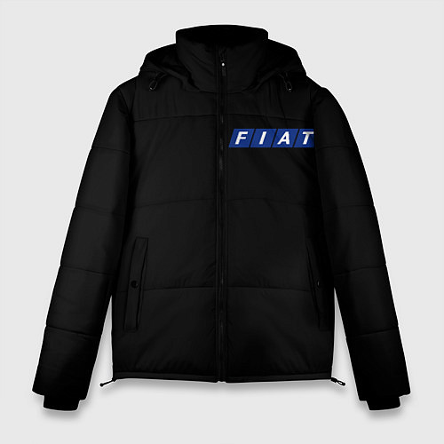 Мужская зимняя куртка FIAT logo auto / 3D-Черный – фото 1