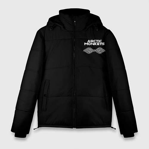 Мужская зимняя куртка Arctic Monkeys - classic black color / 3D-Черный – фото 1