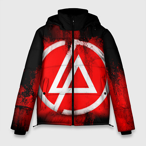 Мужская зимняя куртка Linkin Park: Red style / 3D-Красный – фото 1