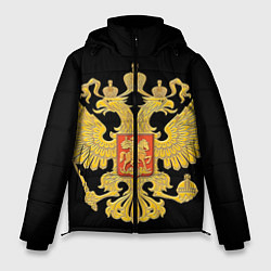 Мужская зимняя куртка Герб России: золото