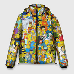 Куртка зимняя мужская Simpsons Stories, цвет: 3D-красный