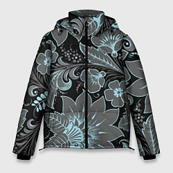 Куртка зимняя мужская Узор, цвет: 3D-черный
