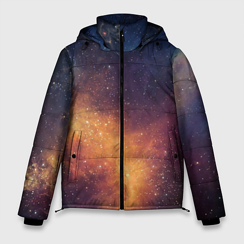 Мужская зимняя куртка Космос / 3D-Черный – фото 1