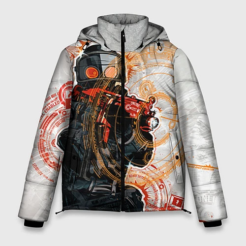 Мужская зимняя куртка Counter-Strike: SWAT / 3D-Черный – фото 1